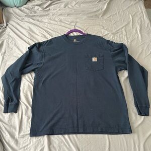 Vintage Carhartt Long sleeve t shirt | Distressed Carhartt Long Sleeve T Shirt